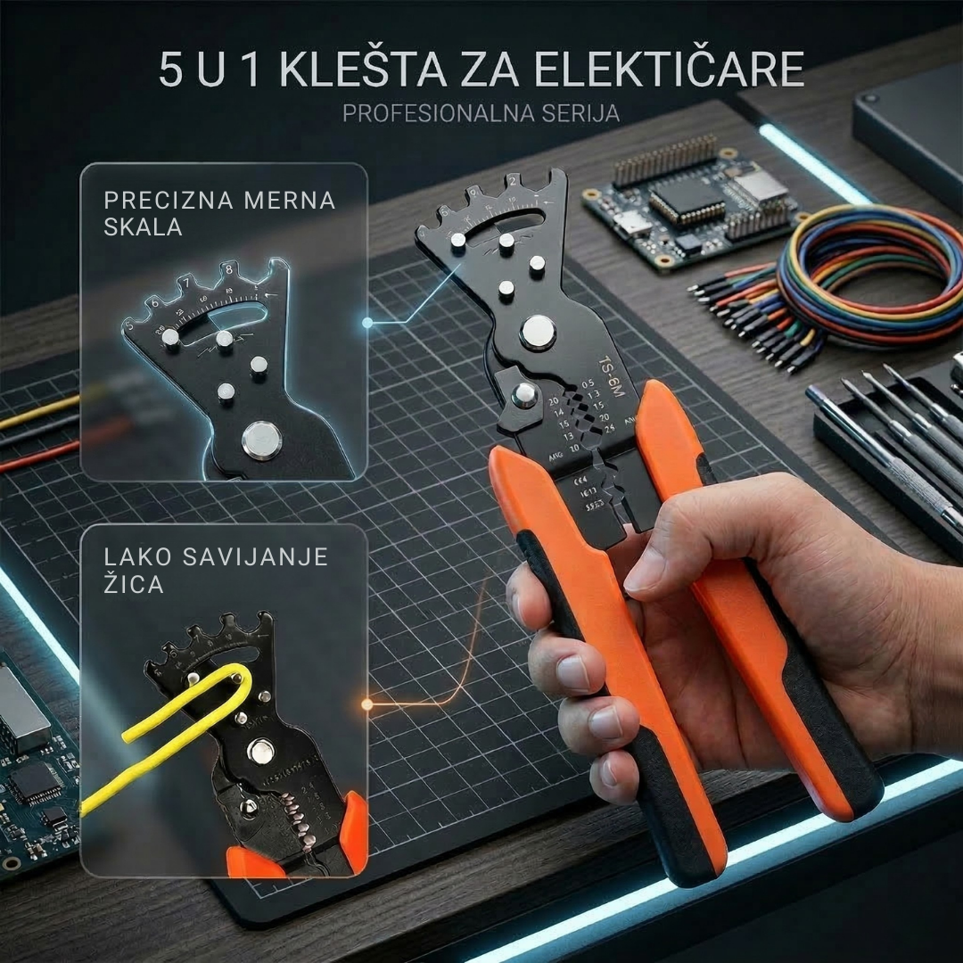 5 u 1 klešta za električare - rs-mangoshop.com
