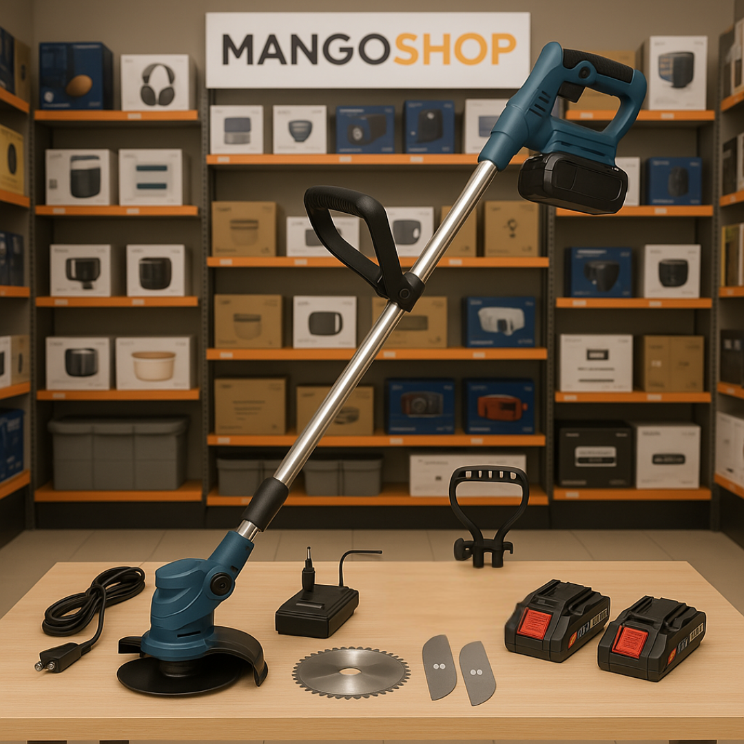 Aku trimer za travu sa 2 baterije