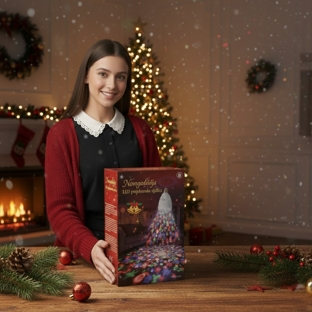 Novogodisnja LED projektorska sijalica - rs-mangoshop.com