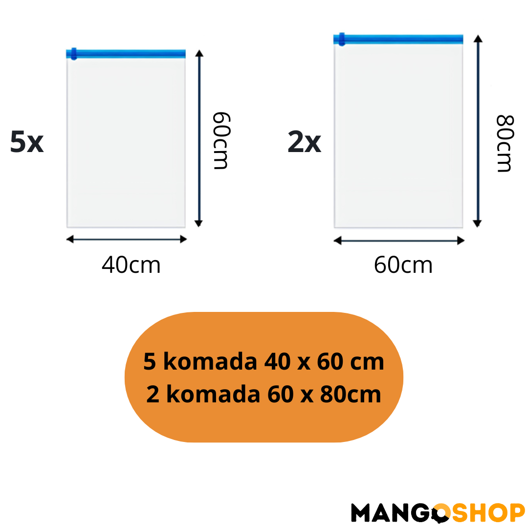Samokompresione vakuumske kese – usteda prostora  bez usisivaca - rs-mangoshop.com