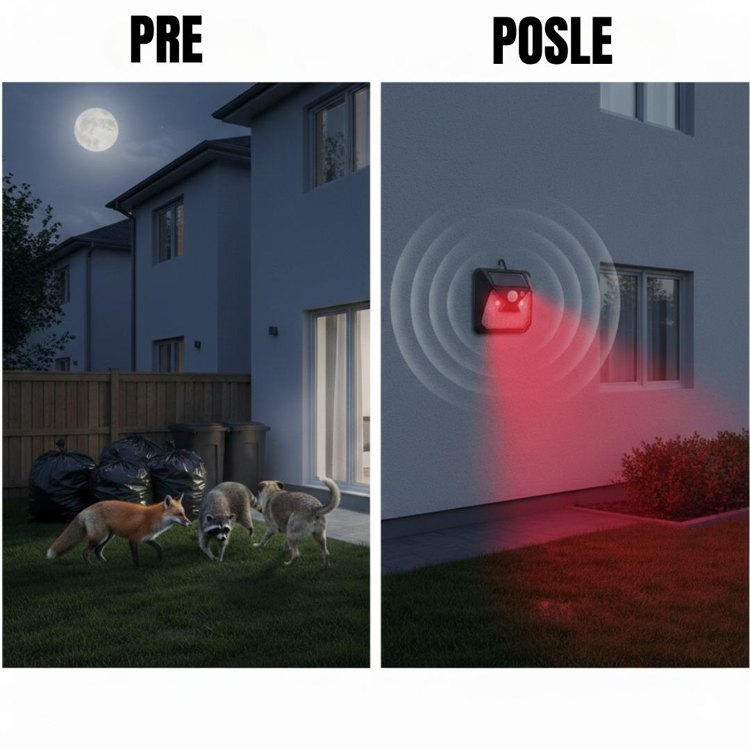 Uređaj za rasterivanje životinja svetlosnim signalom